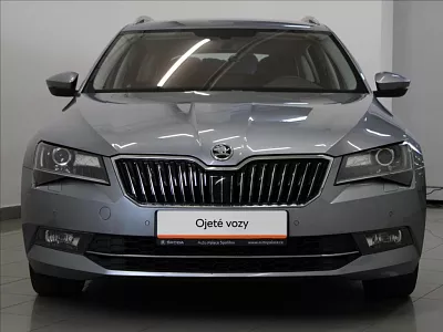 Škoda Superb 2,0 TDi DSG L&K TAŽNÉ 1.maj.ČR 110 kW automat šedá