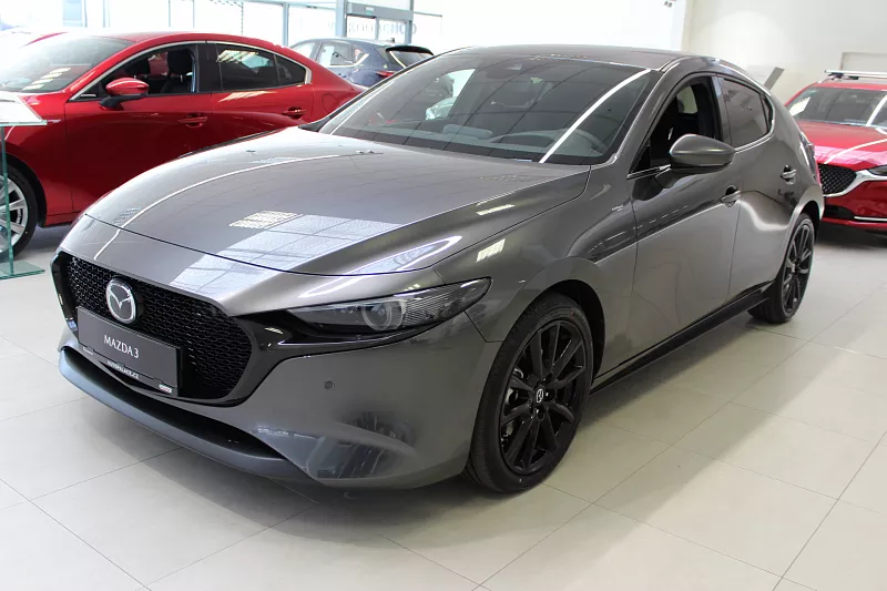 Mazda 3 2025 5HB  2,5L e-Skyactiv G140ps 6AT FWD 2,5L E SKYACTIV G140 103 kW automat Machine Gray