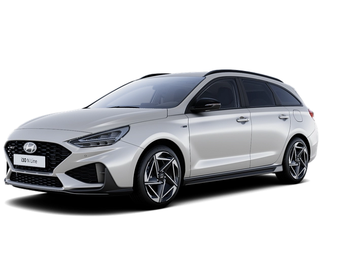 Hyundai I30 KOMBI 1,5TGDi MILD HYBRID 103kW AUTOMAT N-LINE SAFETY 1,5TGDI 103KW MH 103 kW automat SHIMMERING SILVER