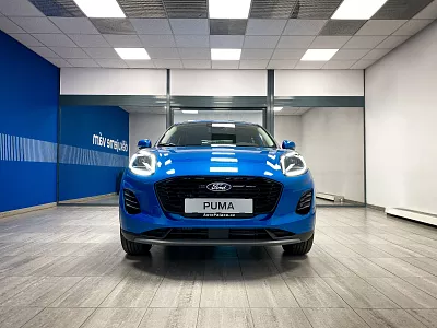 Ford Puma Titanium, 1,0 EcoBoost hybrid ( mHEV ) 92kW 1,0 EcoBoost 92 kW Modrá Desert Island