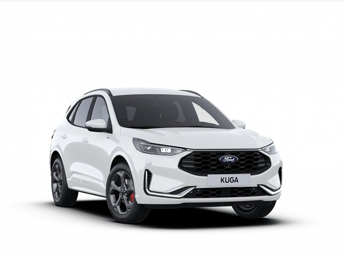 Ford KUGA ST-LINE X, 2.5 Duratec Hybrid (HEV) 134 kW / 183K 2,5 Duratec HEV 134 kW automat Frozen White