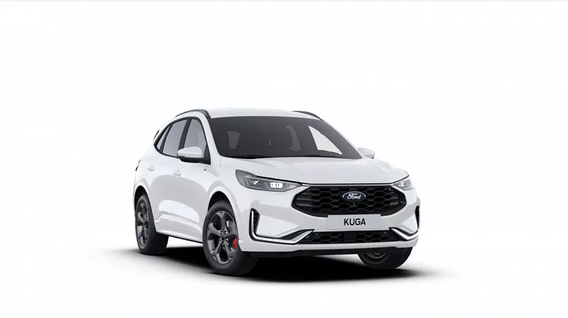 Ford KUGA ST-LINE X, 2.5 Duratec Hybrid (HEV) 134 kW / 183K 2,5 Duratec HEV 134 kW automat Frozen White