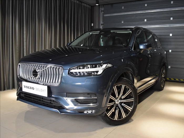 Volvo XC90 2,0 B5 AWD ULT VZDUCH,MASÁŽE 173 kW automat modrá