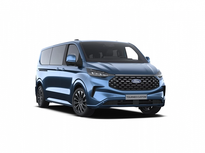 Ford Tourneo Custom L2 Titanium X, 2.0 EcoBlue 125kW/170K 2,0 EcoBlue 125 kW automat Blue Metallic