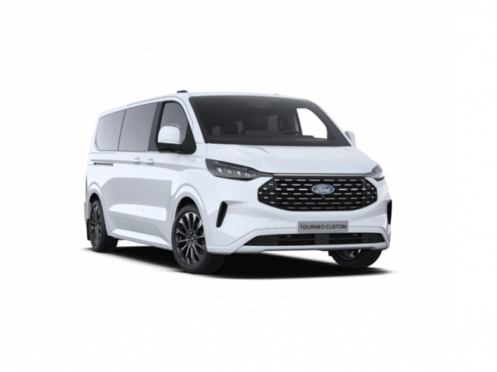 Ford Tourneo Custom 320 L2 Titanium X, 2.0 EcoBlue 125kW/170K 2,0 EcoBlue 125 kW automat Frozen White